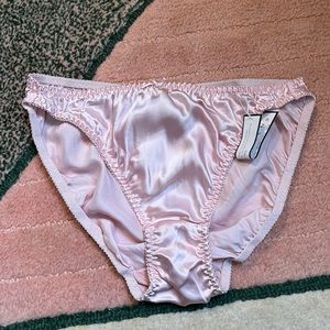 vintage 1990s pink silk panties
